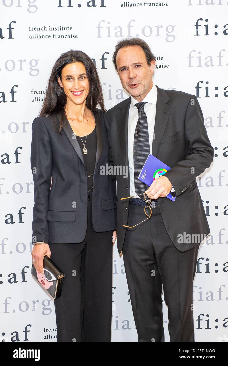 Mathilde Levy Pauline Levy and Marc Levy are seen during arrivals at the 2018 FIAF ...