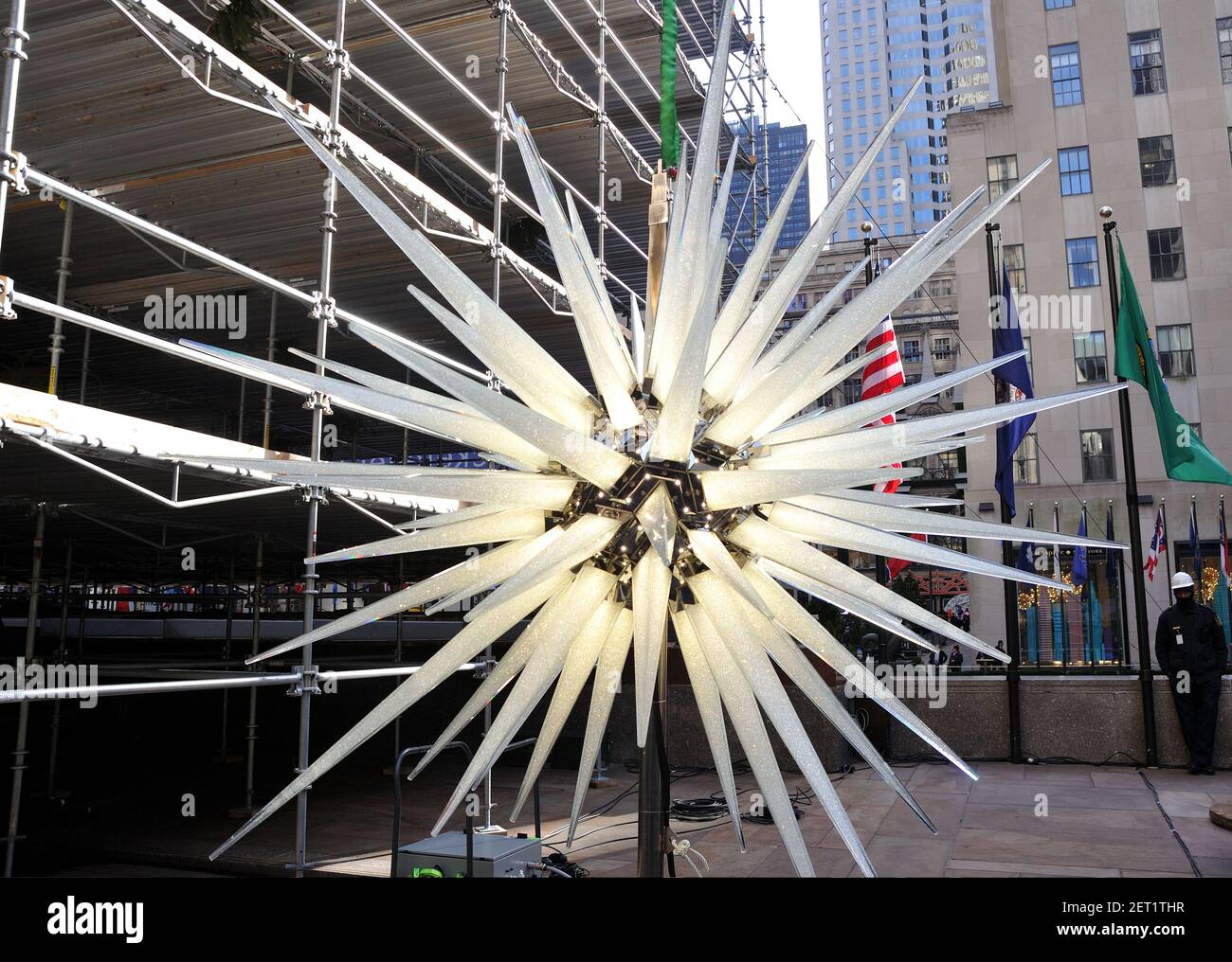 The new Swarovski Star for the Rockefeller Center Christmas Tree