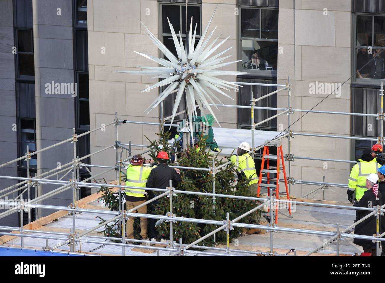 The new Swarovski Star for the Rockefeller Center Christmas Tree