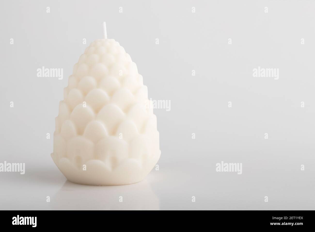 White soy wax flakes for candle making on a light gray marble background  Stock Photo - Alamy