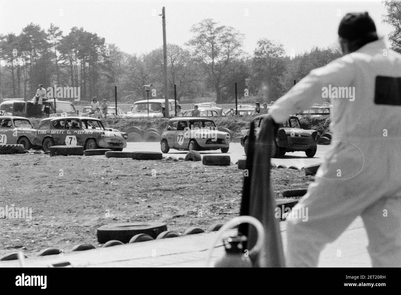 Swaffham Raceway hotrods 1975 76? racing car 1970's Stock Photo Alamy
