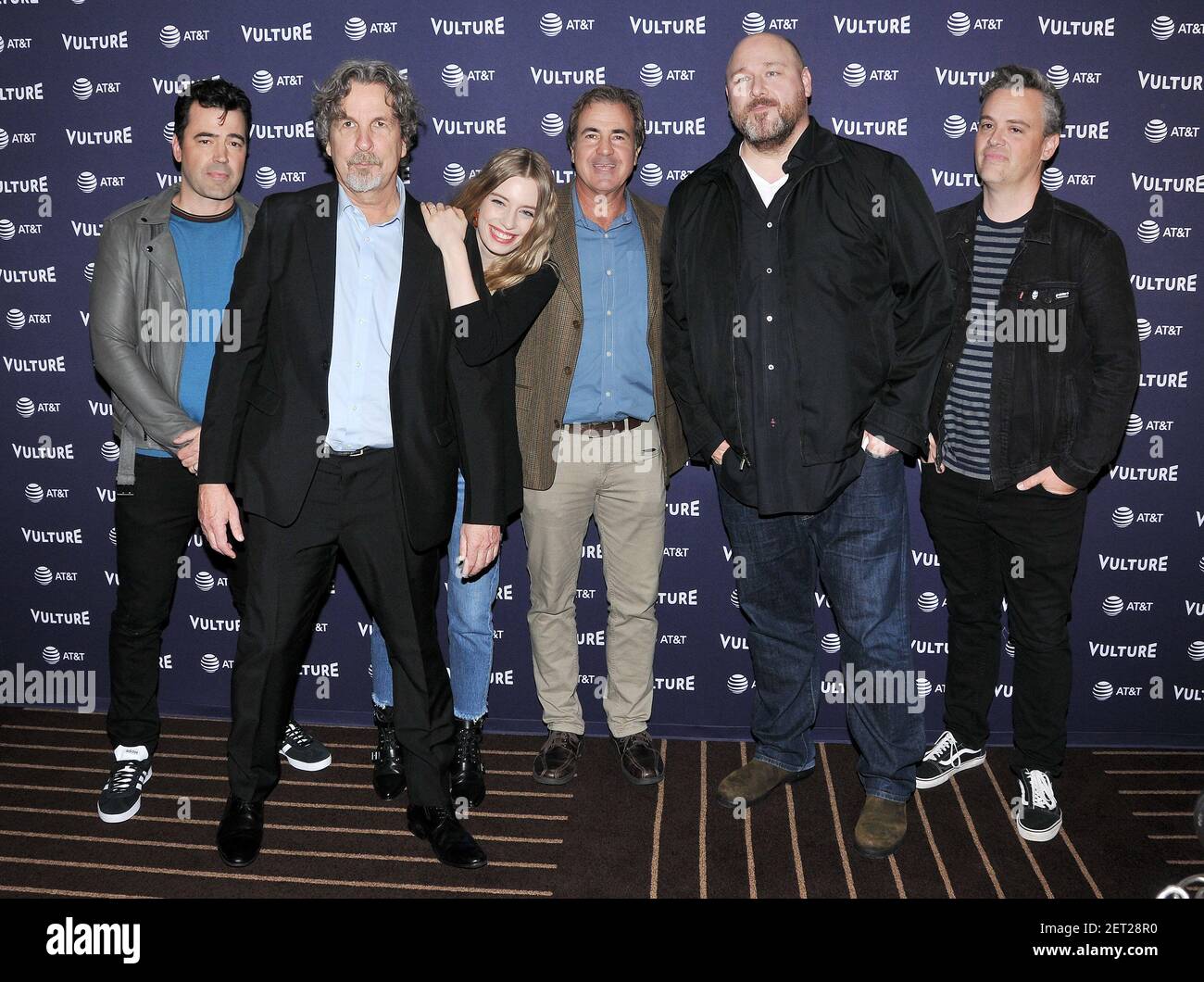 (L-R) “Loudermilk” Cast & Crew - Ron Livingston, Peter Farrelly, Anja