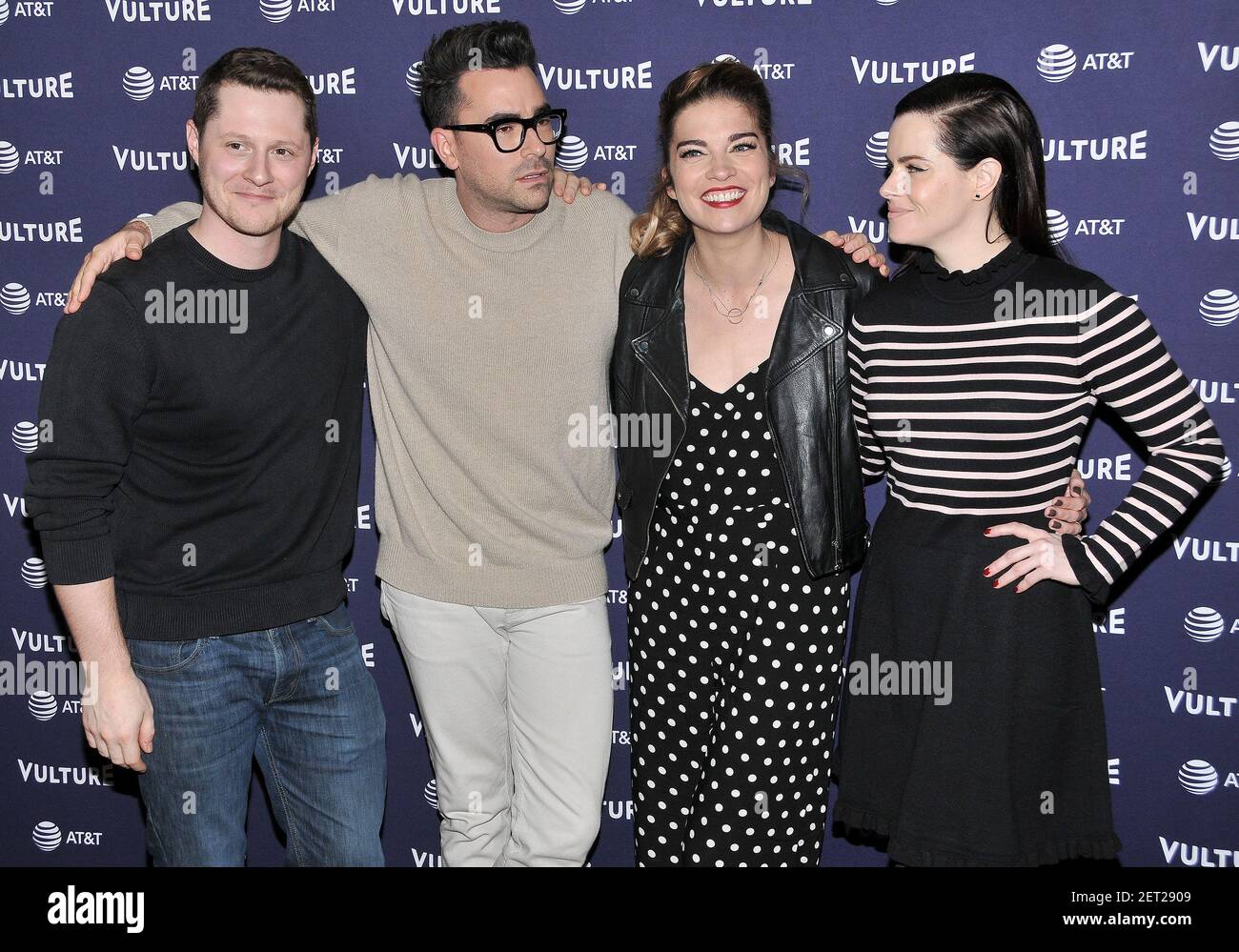 (LR) "Schitt's Creek" Cast Noah Reid, Daniel Levy, Annie Murphy and Emily Hampshire at the