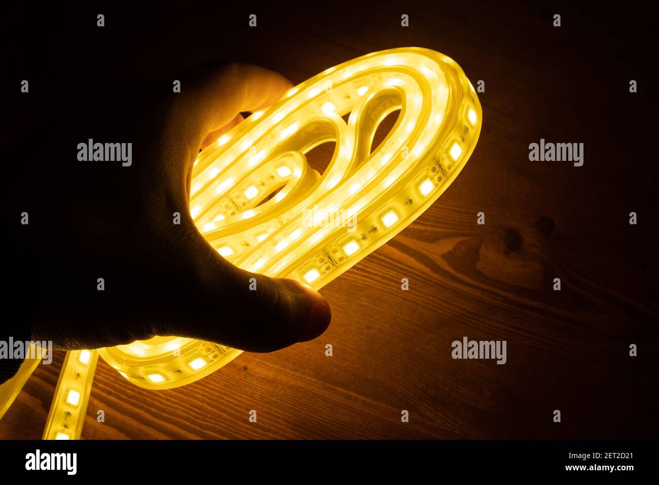 LED Strip Light,decorative diode lighting Stock Photo Alamy