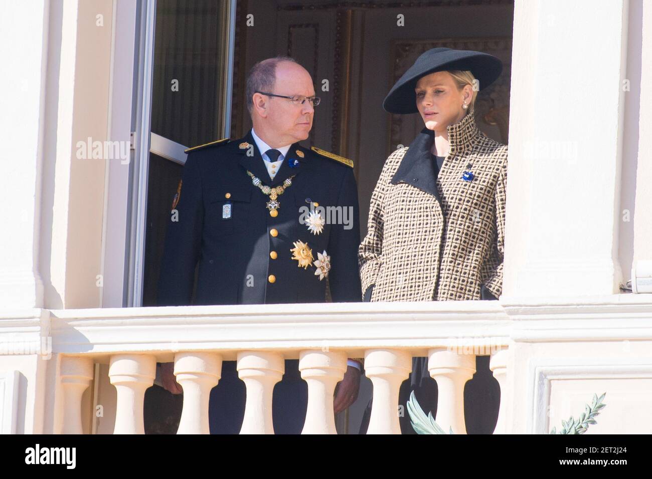 Prince Albert II Of Monaco And Princess Charlene Of Monaco During The ...