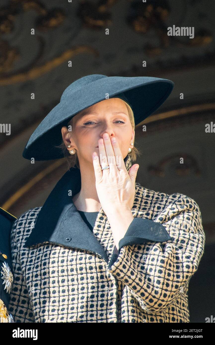 Princess Charlene of Monaco during the Army Parade, as part of the ...