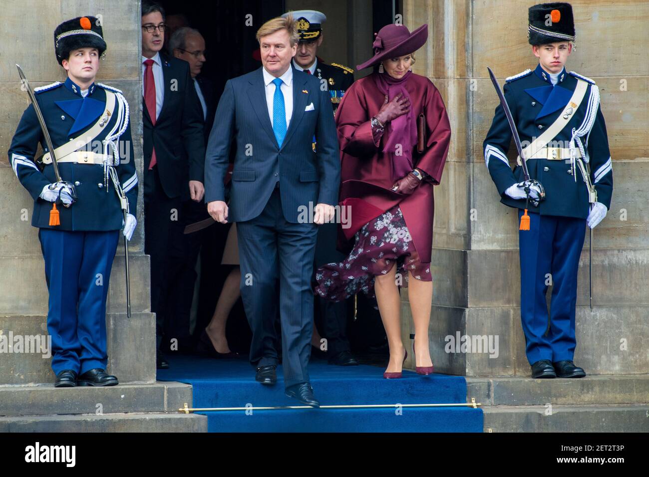 King Willem Alexander and Queen Maxima during the State visit from ...