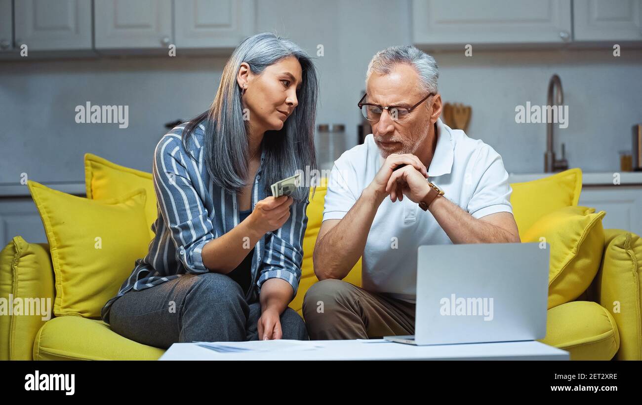 Serious grey haired woman hi-res stock photography and images - Alamy