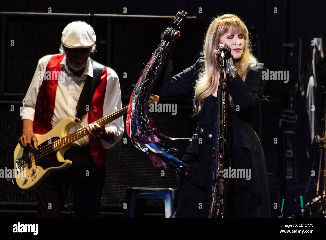 SAN JOSE, CA - NOVEMBER 21: Stevie Nicks and John McVie of Fleetwood