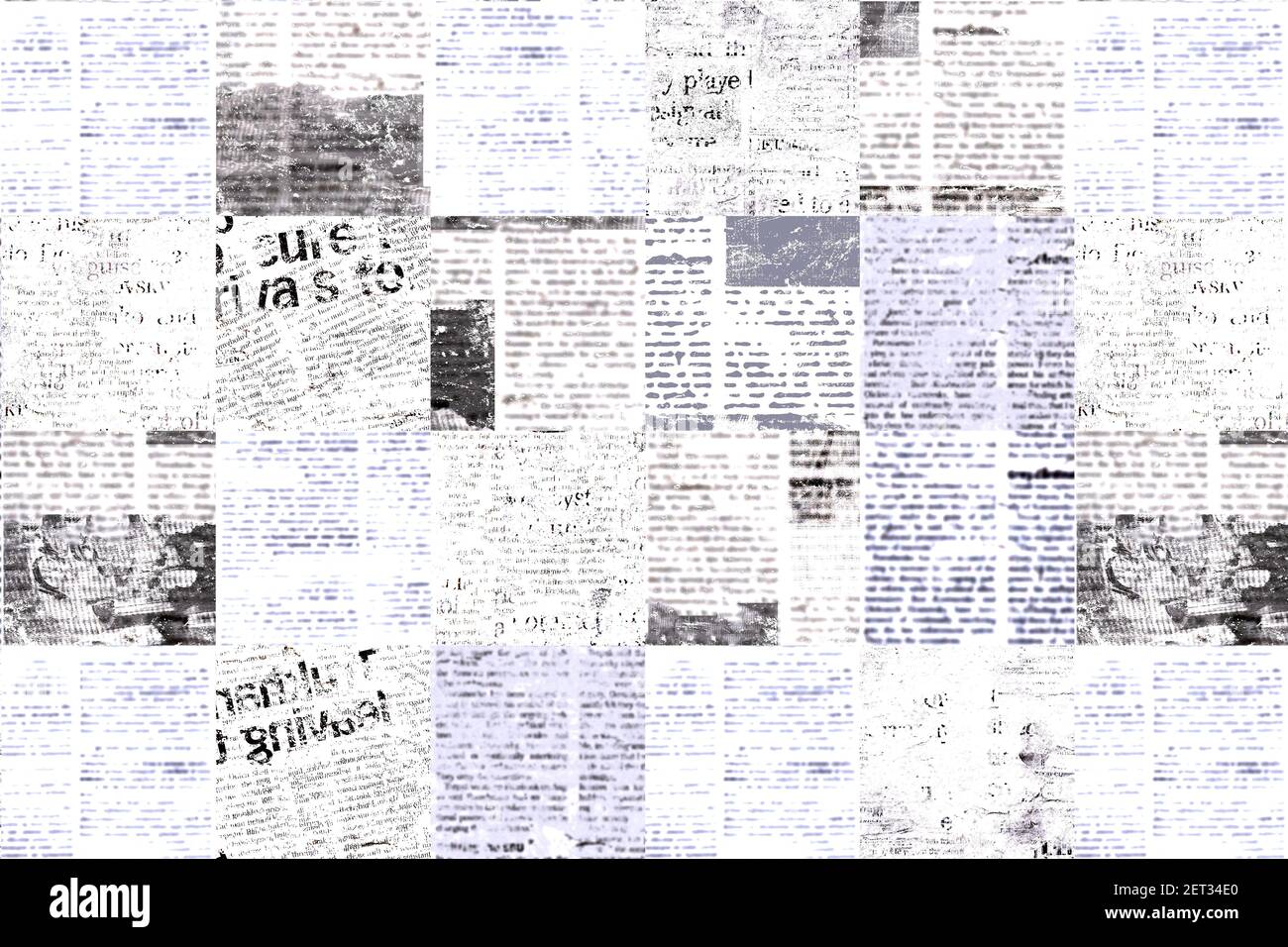 Newspaper paper background with space for text. Old grunge