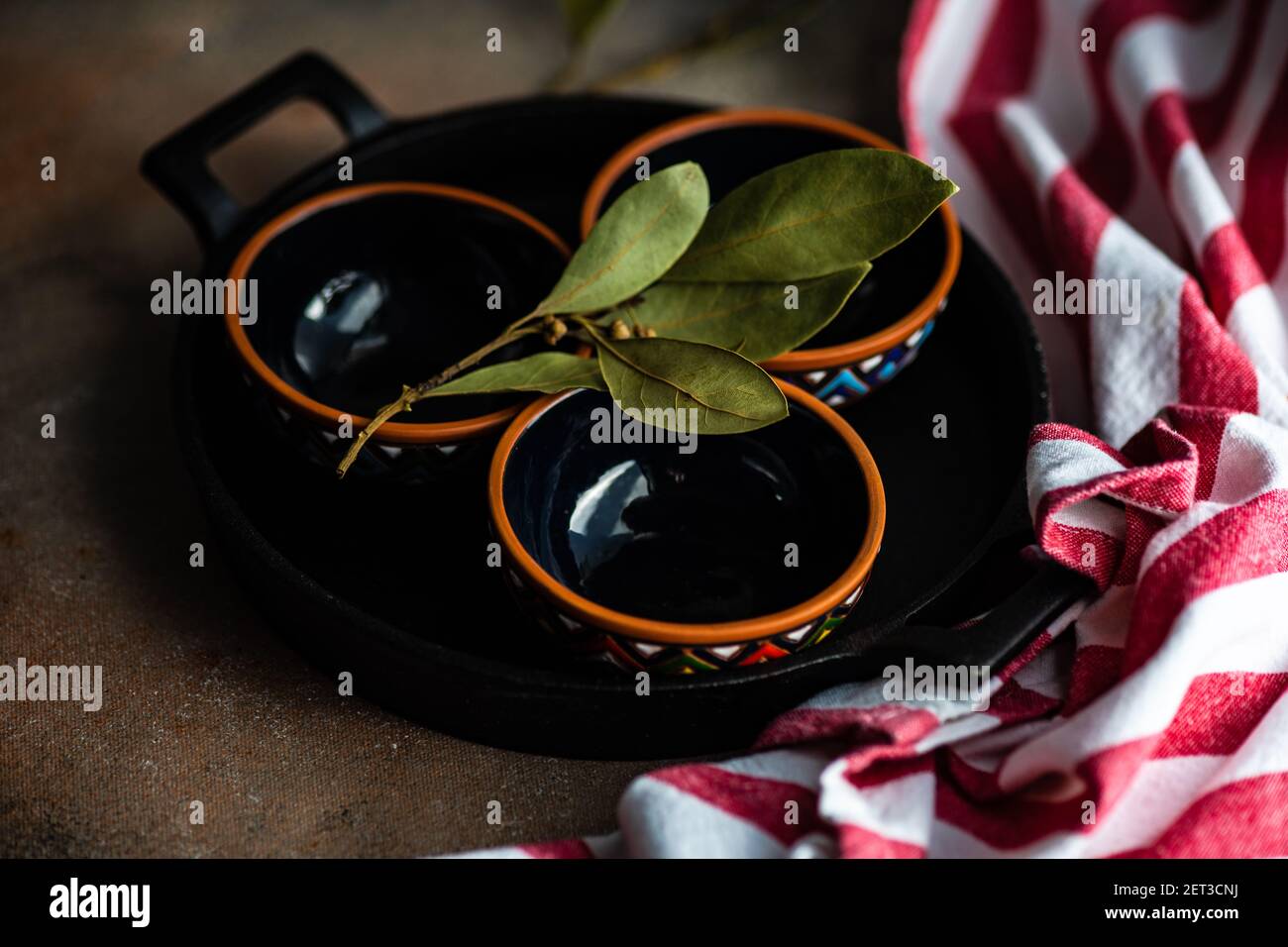 Arrangement of bay leaves hires stock photography and images Alamy