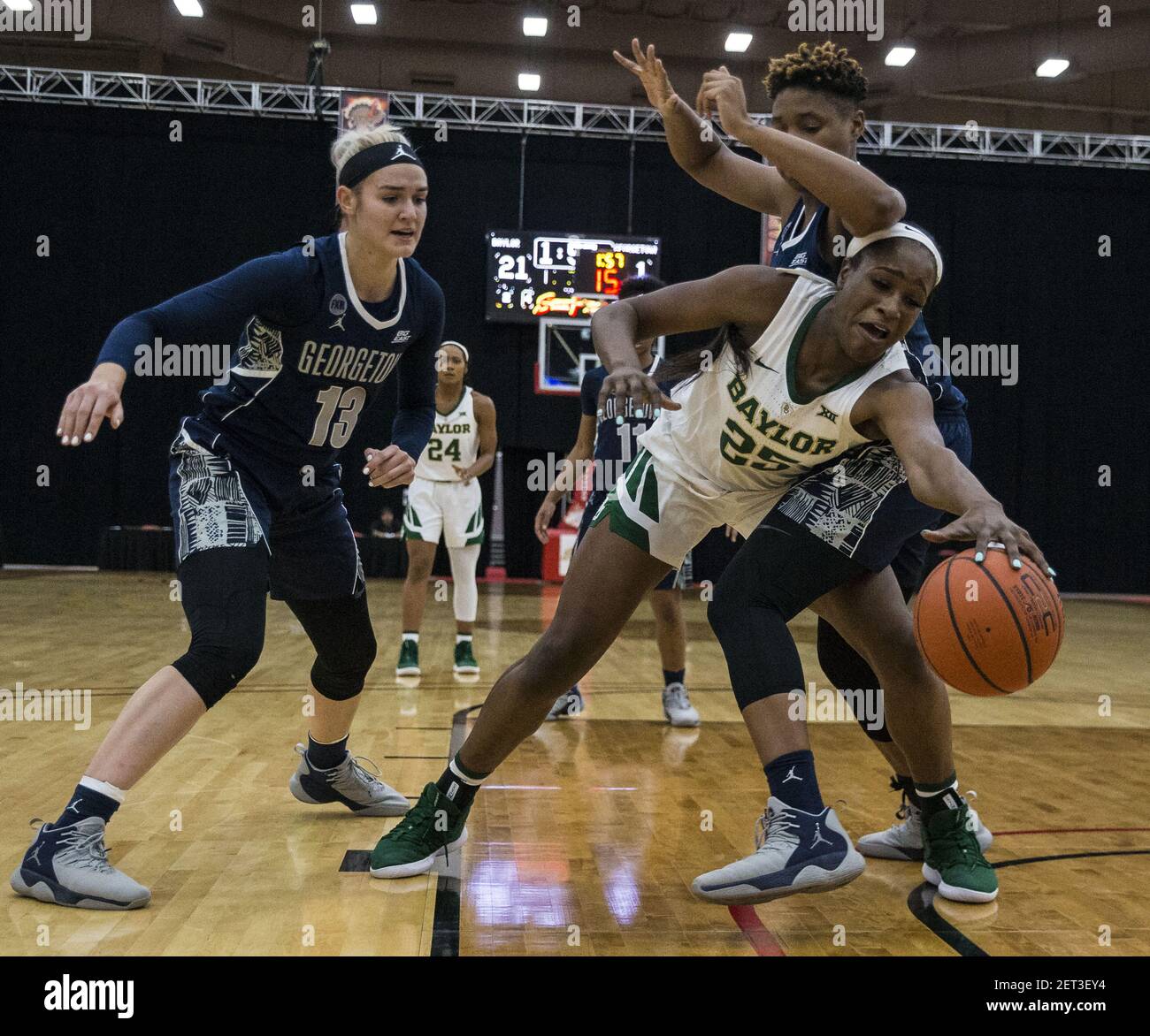 Nov 24 2018 Las Vegas, NV U.S.A. Baylor center Queen Egbo (25) battle