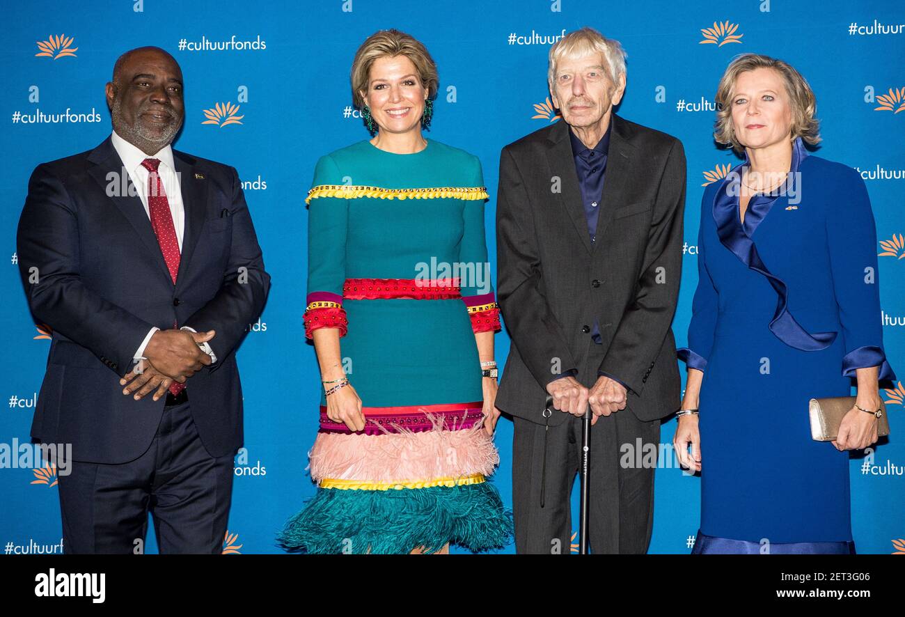 Queen Maxima at the presentation of the Prins Bernhard Cultuurfonds ...