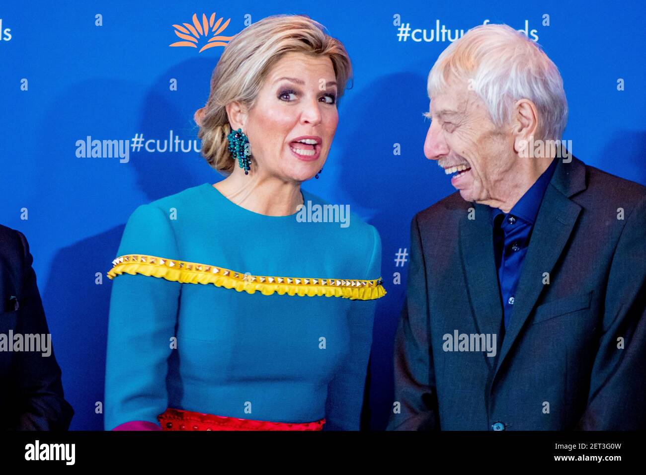 Queen Maxima at the presentation of the Prins Bernhard Cultuurfonds ...