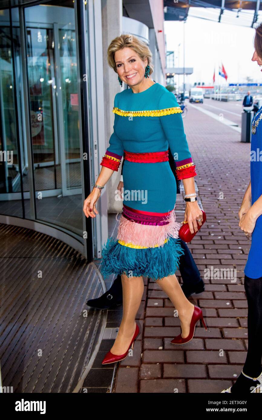 Queen Maxima at the presentation of the Prins Bernhard Cultuurfonds ...