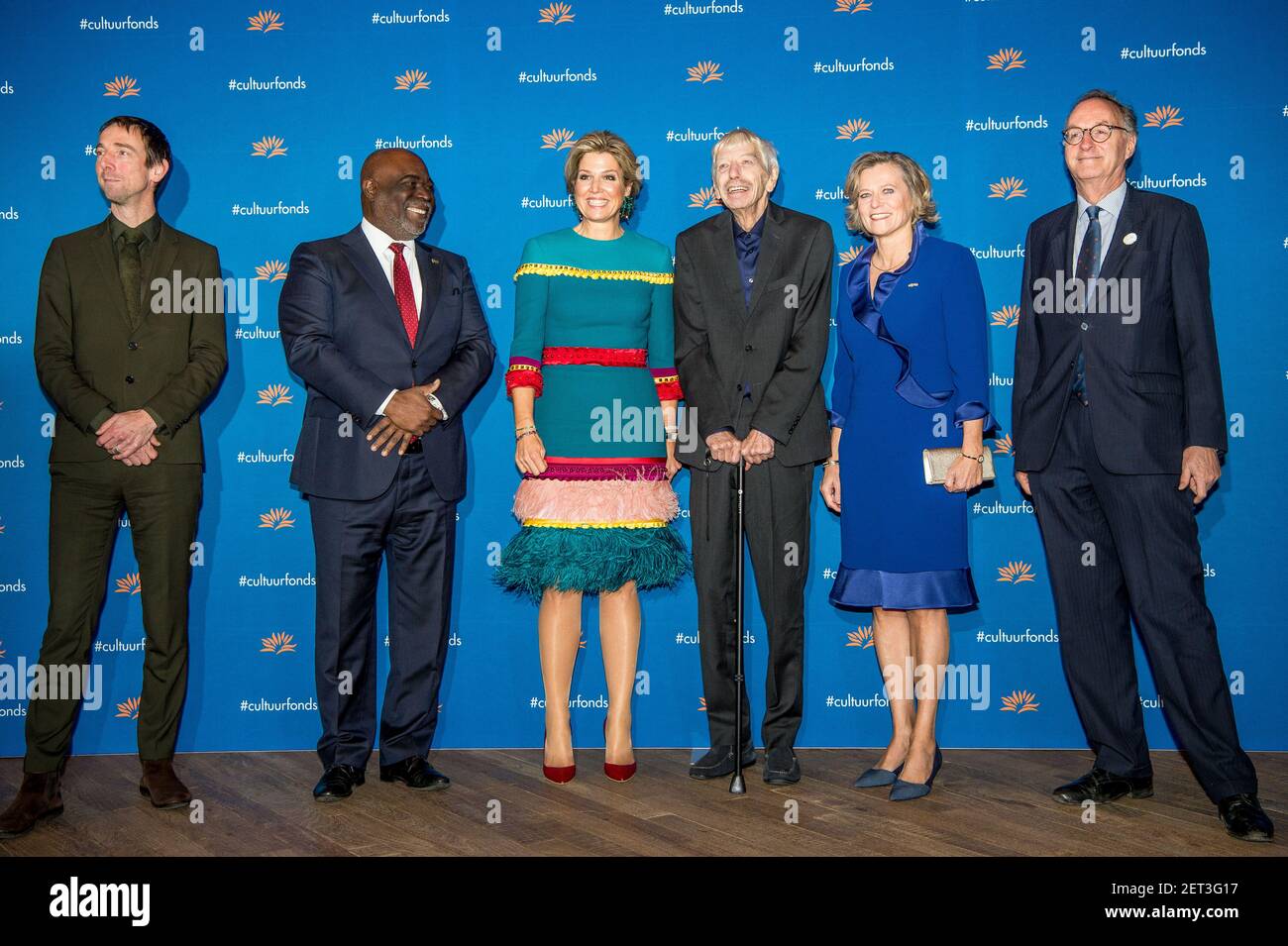 Queen Maxima at the presentation of the Prins Bernhard Cultuurfonds ...