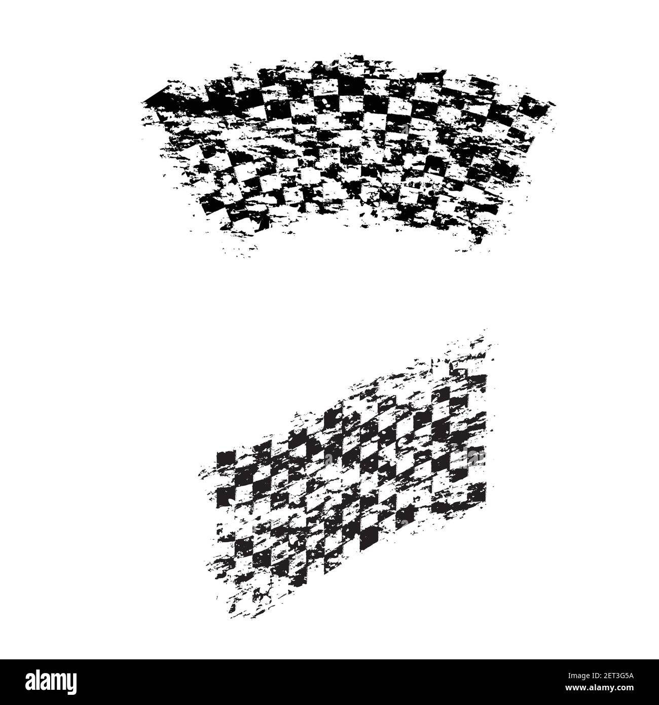Sport flags grunge set two Stock Vector