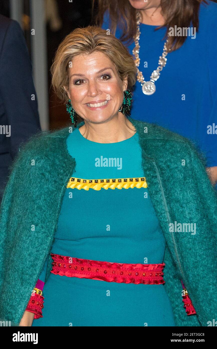 Queen Maxima at the presentation of the Prins Bernhard Cultuurfonds ...