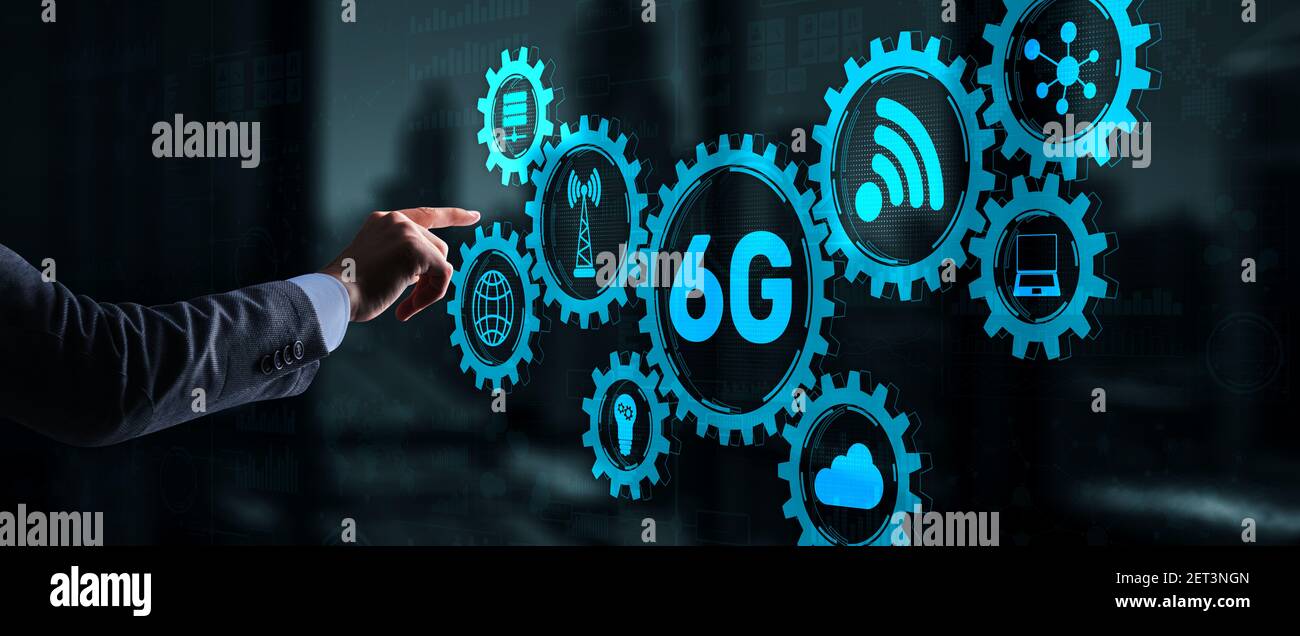 Curated visual reference: Gallery Detail: Creative Connection 6G Network Internet Mobile Wireless Concept 2021