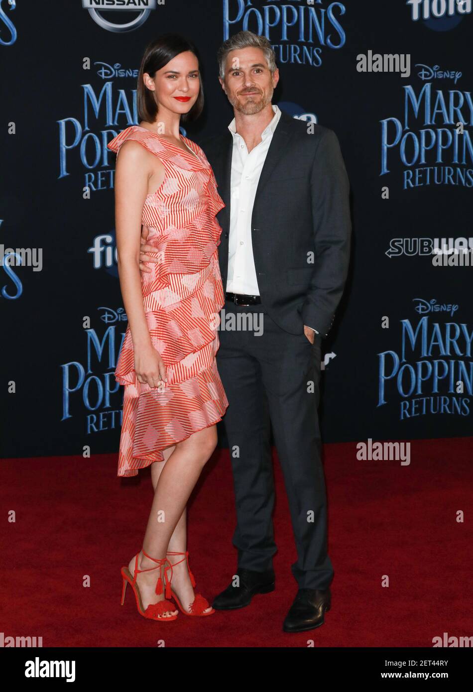 Dave Annable and Odette Annable at the Disney's 'Mary Poppins Returns