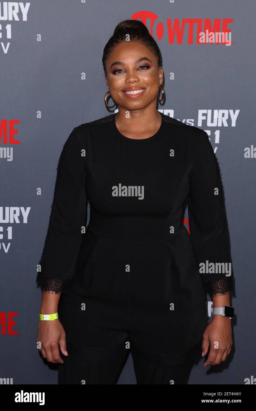 Jemele Hill attends the Showtime PPV Heavyweight Championship of the