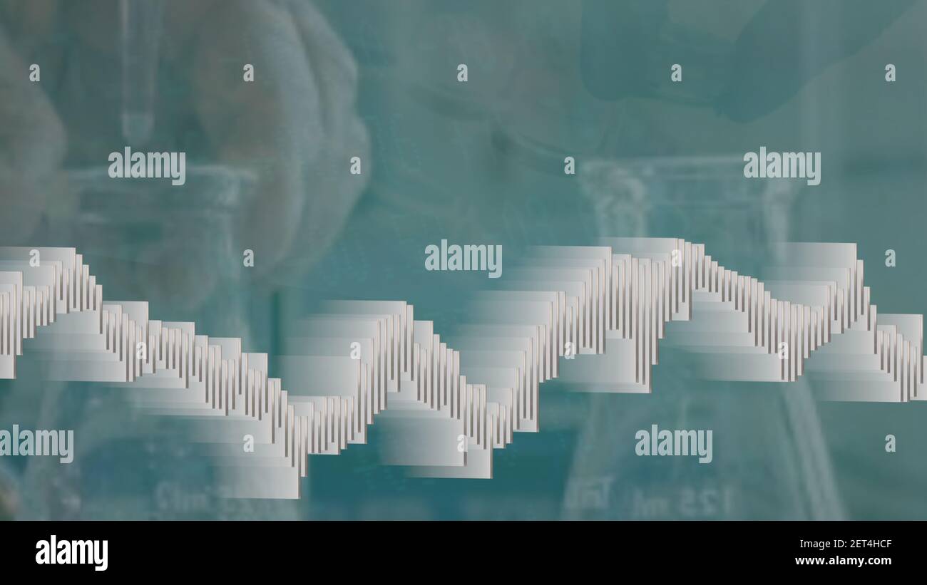 Illustration for stock market of the pharmaceutical industry and the wider healthcare sector. Pharmaceutical shares have been some of the star... Stock Photo