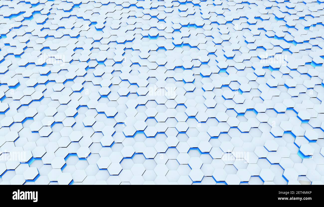 Clear pattern abstract background hexagon white, wallpaper futuristic ...