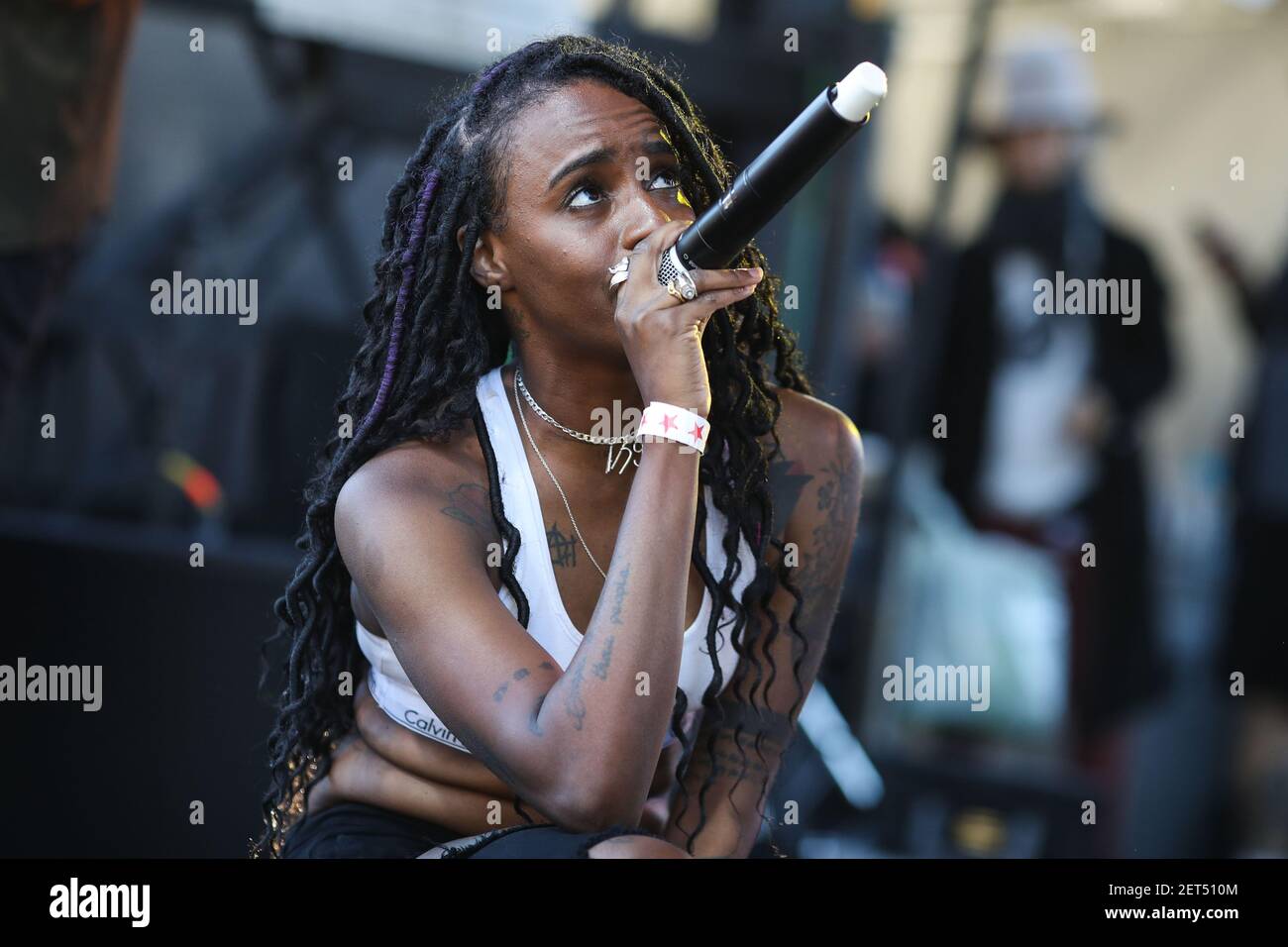 Rapper Angel Haze, Raykeea Raeen-Roes Wilson performs onstage at the ...