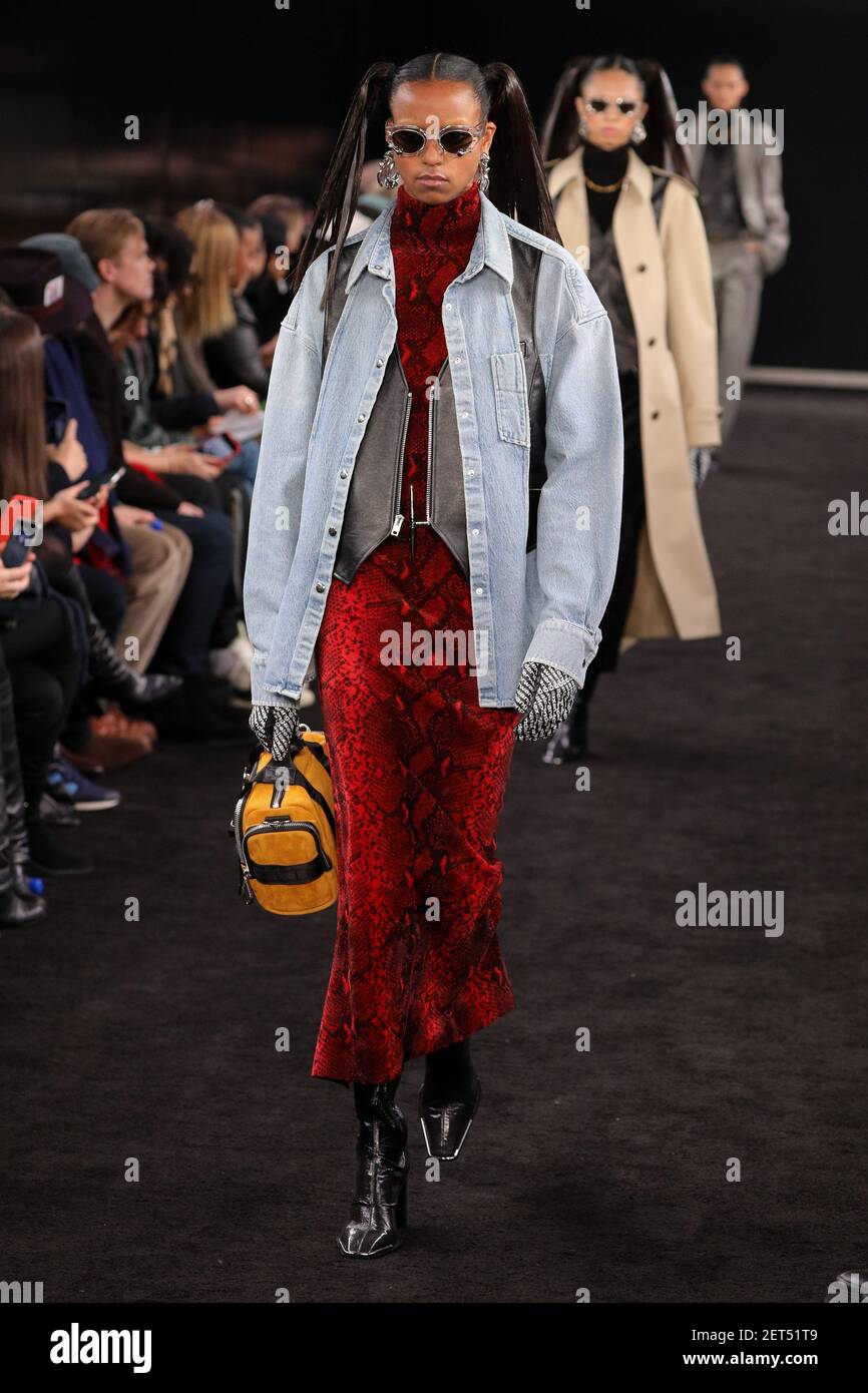 Carmen Amare walks on the runway during the Louis Vuitton Resort