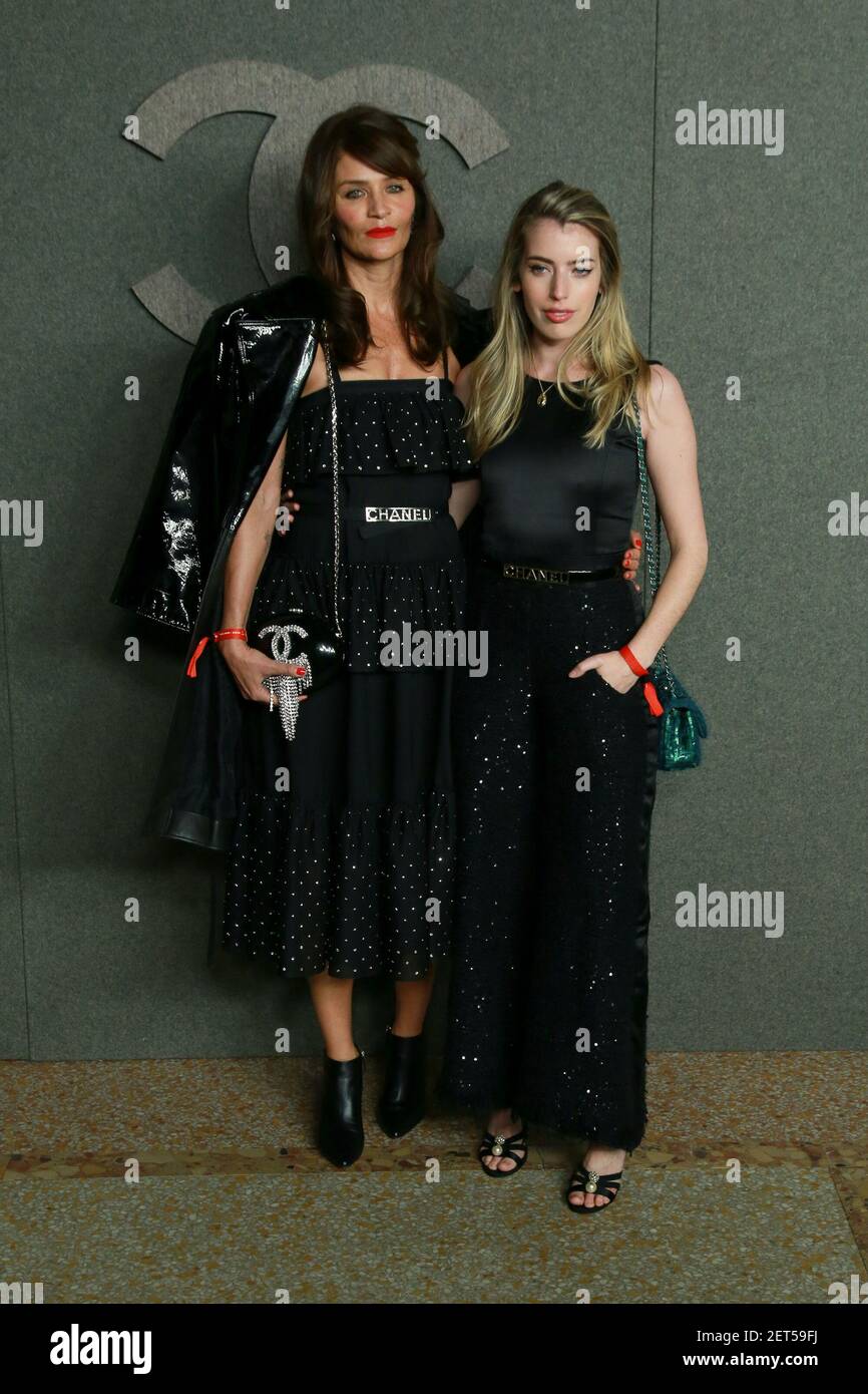 Helena Christensen attends Chanel Metiers d'Art 2018-2019 show at The