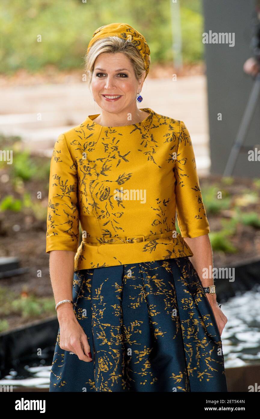 Queen Maxima of the Netherlands attends the opening of the new office ...
