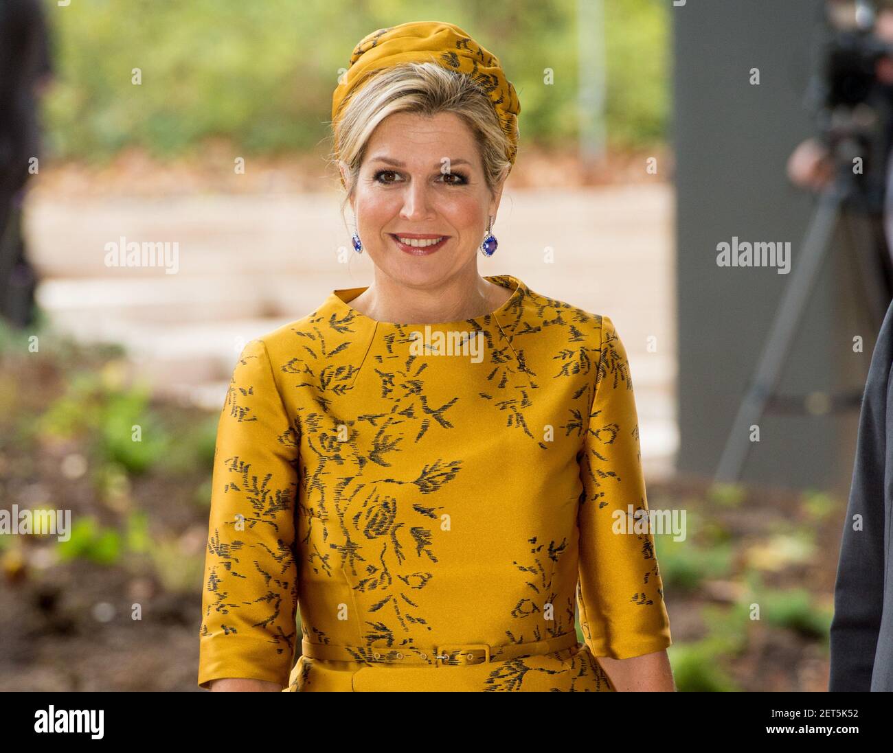 Queen Maxima of the Netherlands attends the opening of the new office ...