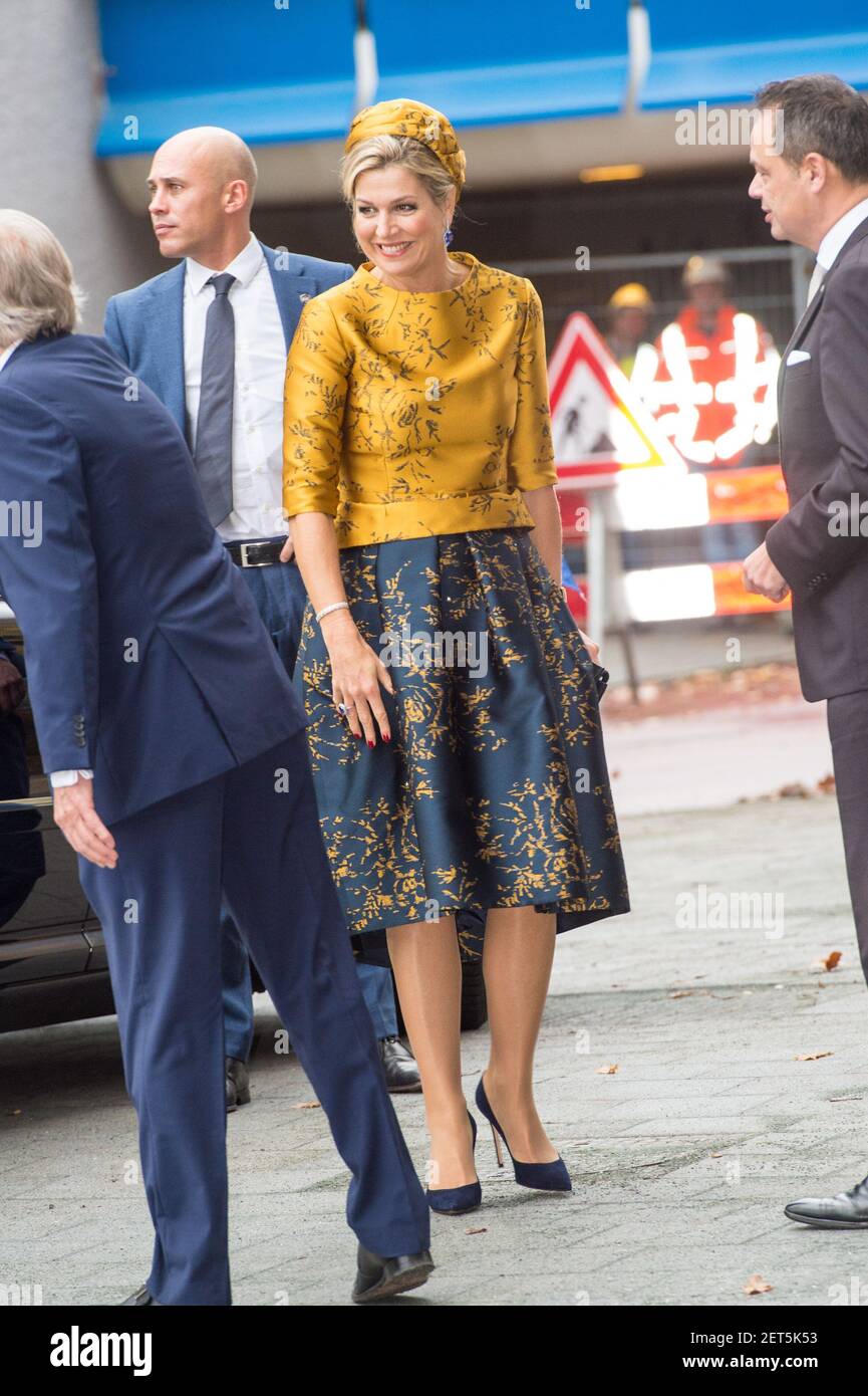 Queen Maxima of the Netherlands attends the opening of the new office ...