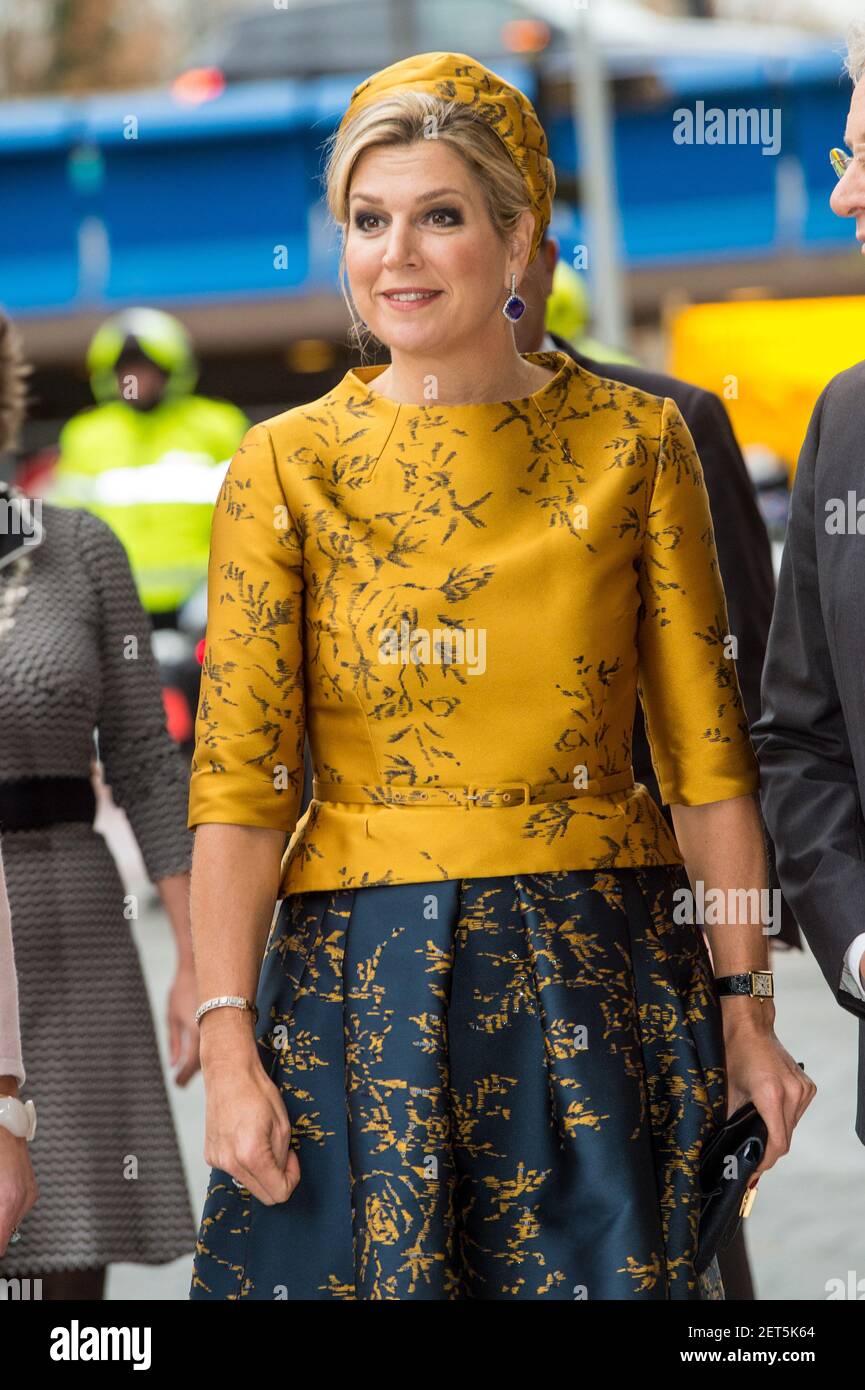 Queen Maxima of the Netherlands attends the opening of the new office ...