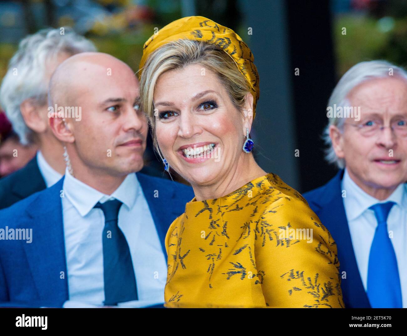 Queen Maxima of the Netherlands attends the opening of the new office ...