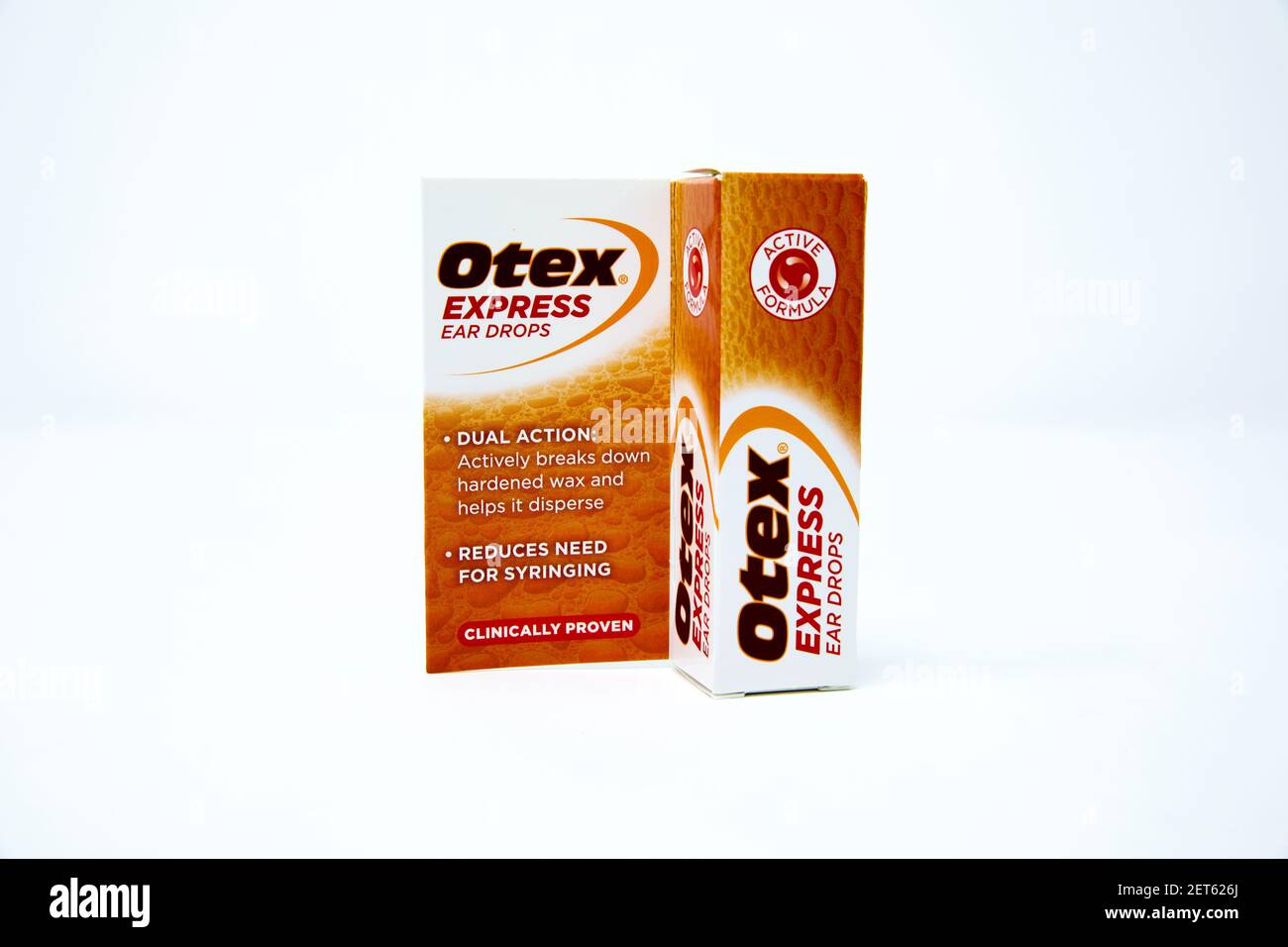 Otex Express Ear Drops Stock Photo Alamy