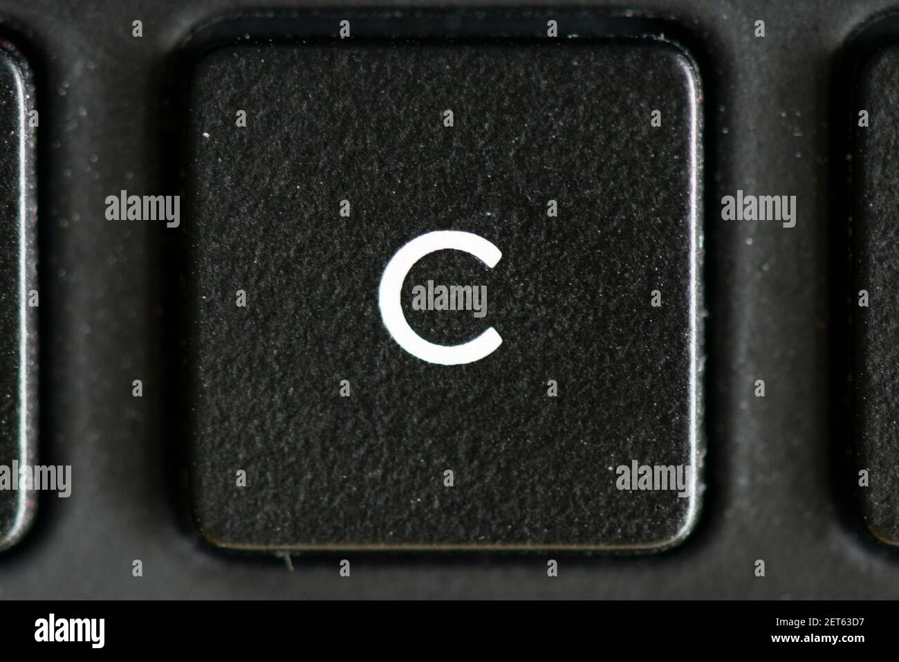 C key on a laptop keyboard Stock Photo - Alamy