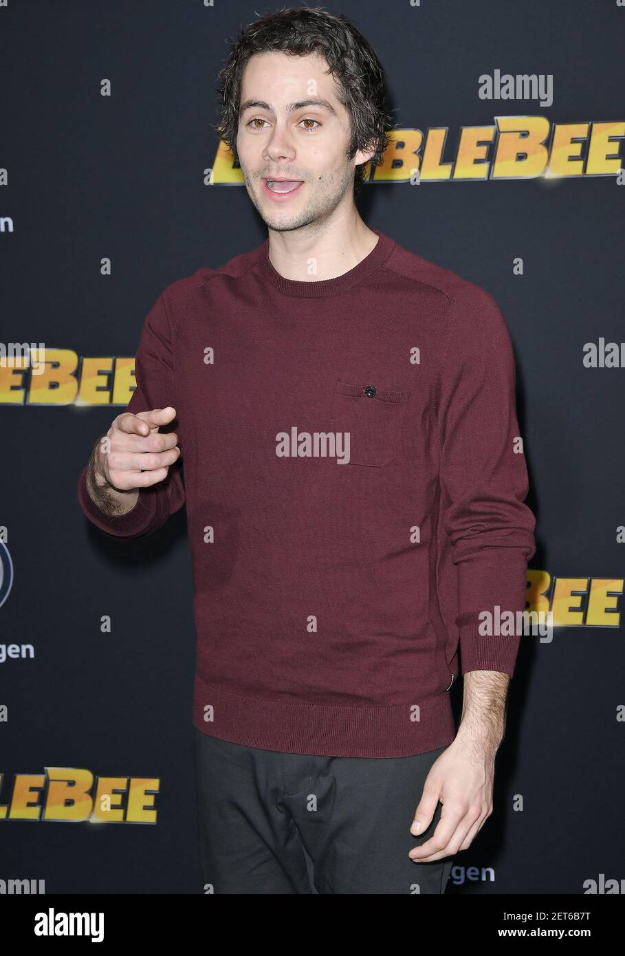 Dylan O'Brien arrives at the "Bumblebee" Los Angeles Premiere held at