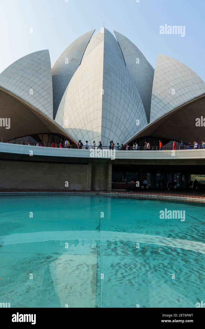 A view of the lotus temple Stock Photo Alamy