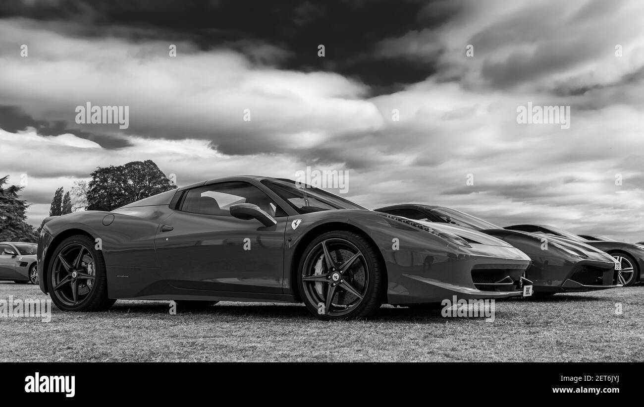 Ferrari 458 Black High Resolution Stock Photography And Images Alamy
