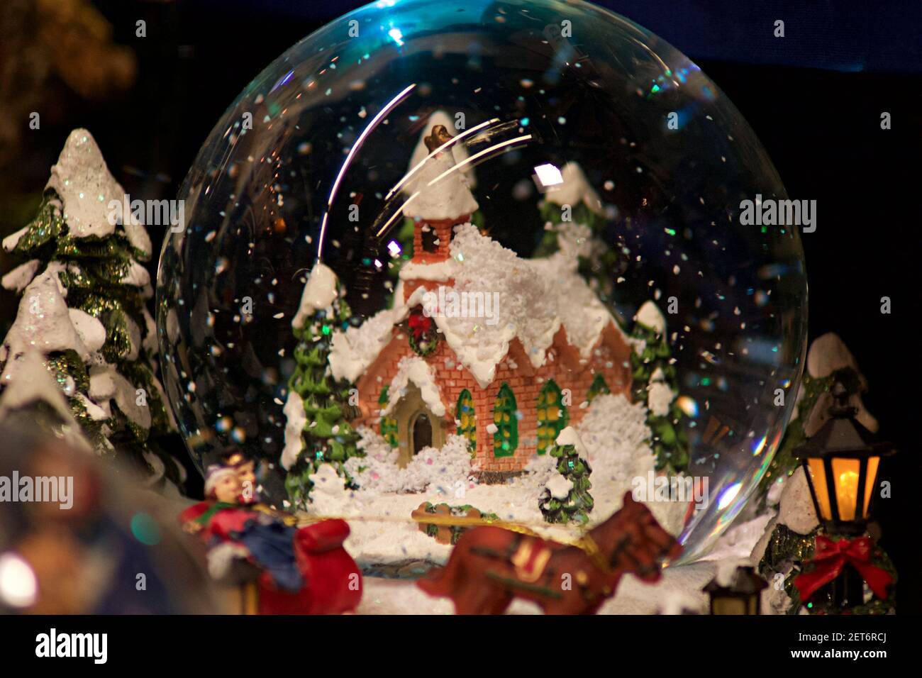 christmas decorations market, Munich Stock Photo Alamy