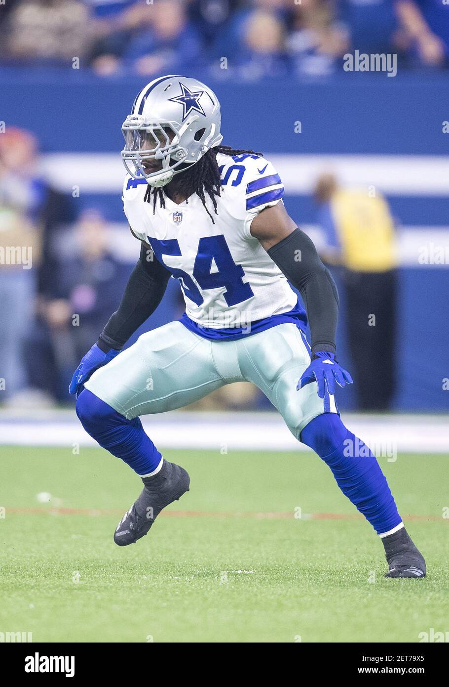 December 16, 2018: Dallas Cowboys center Joe Looney (73) during NFL  football game action between the Dallas Cowboys and the Indianapolis Colts  at Lucas Oil Stadium in Indianapolis, Indiana. Indianapolis defeated Dallas