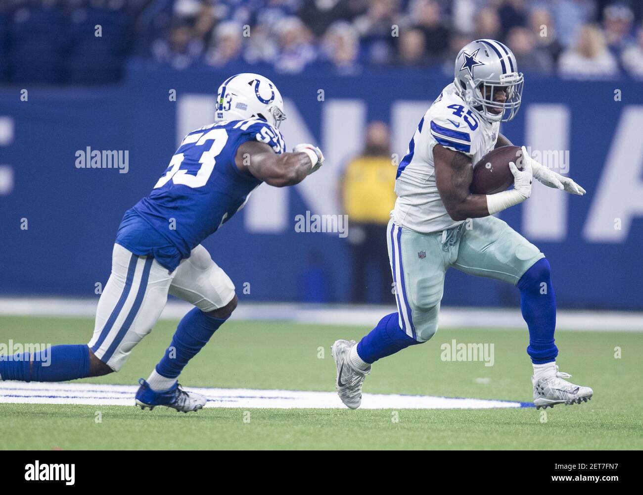 December 16, 2018: Dallas Cowboys running back Rod Smith (45