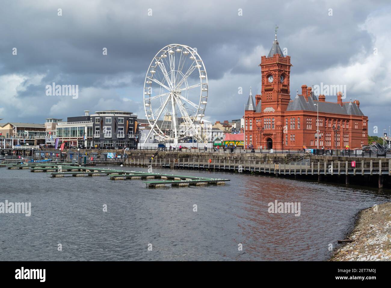 Cardiff Bay is located in the south of Cardiff, the capital of Wales