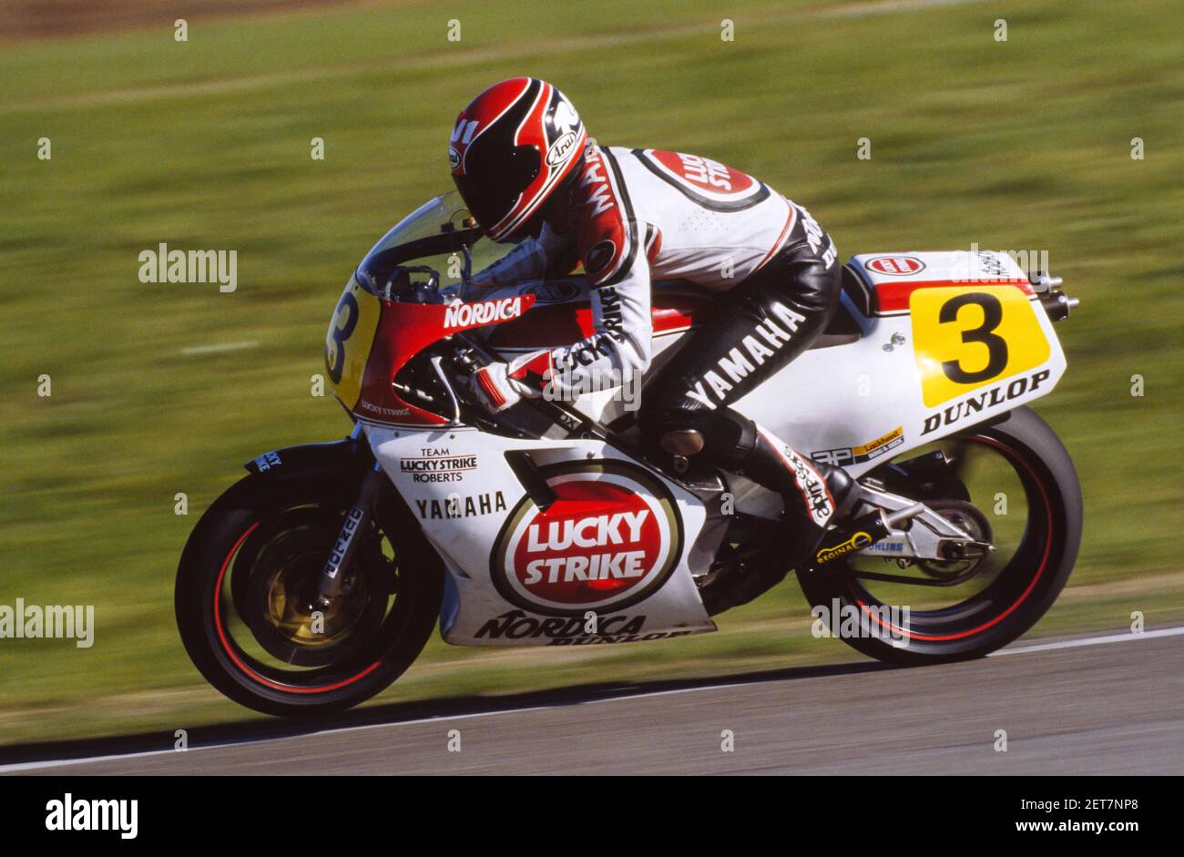 Randy Mamola (USA) Yamaha 500, Moto GP 1987 Stock Photo - Alamy
