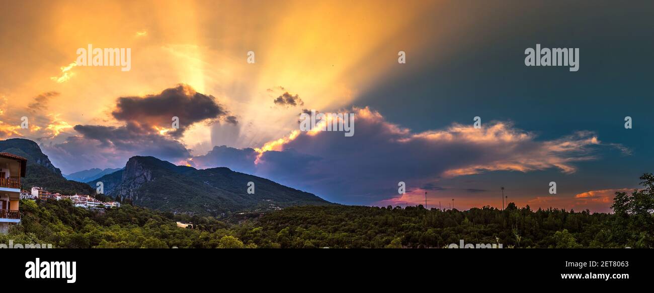 Mount olympus greece light hi-res stock photography and images - Alamy