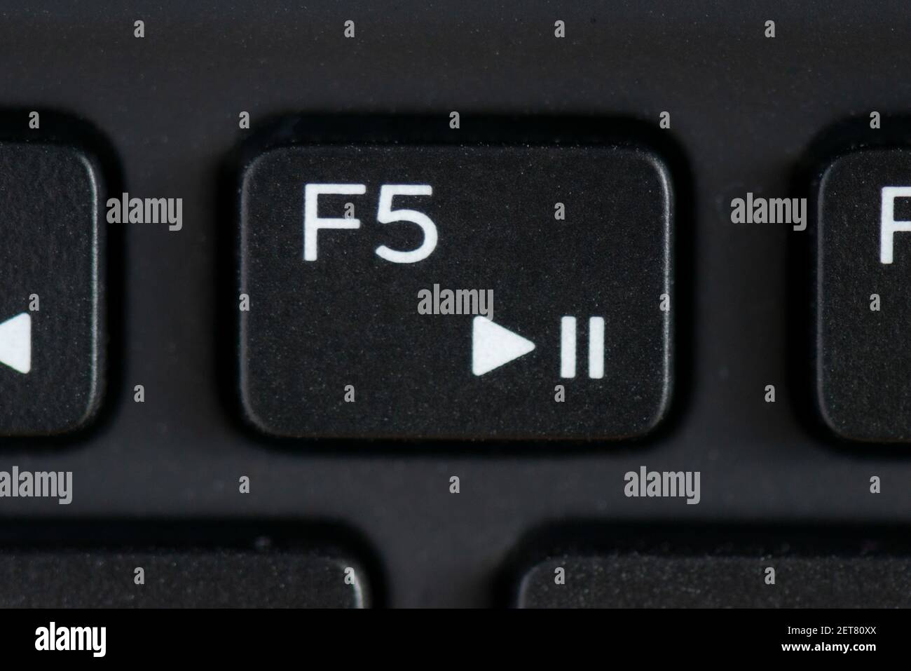 F5 key on a laptop Stock Photo Alamy