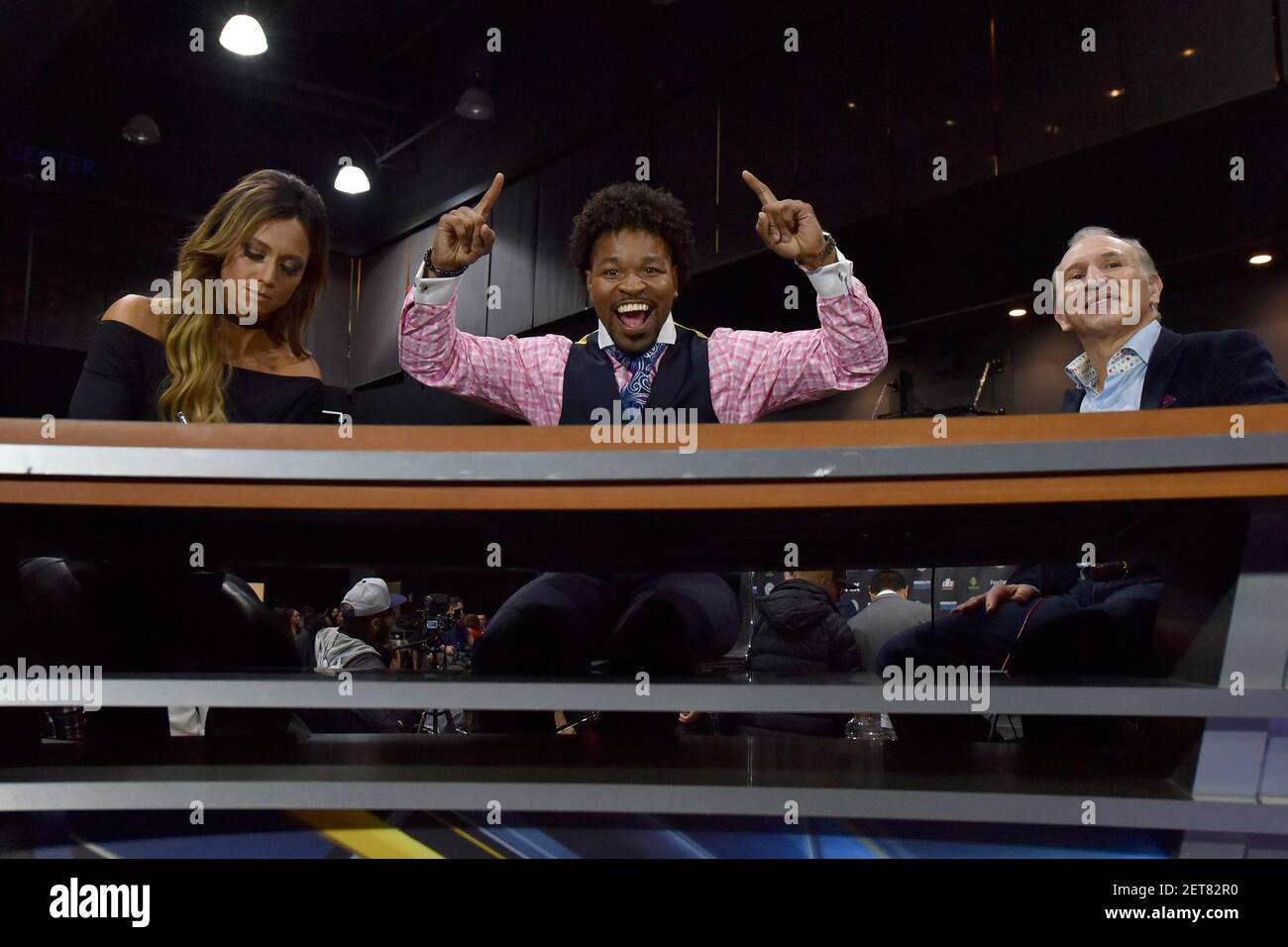 BROOKLYN, NY DECEMBER 21 Sports broadcast commentators Kate Abdo