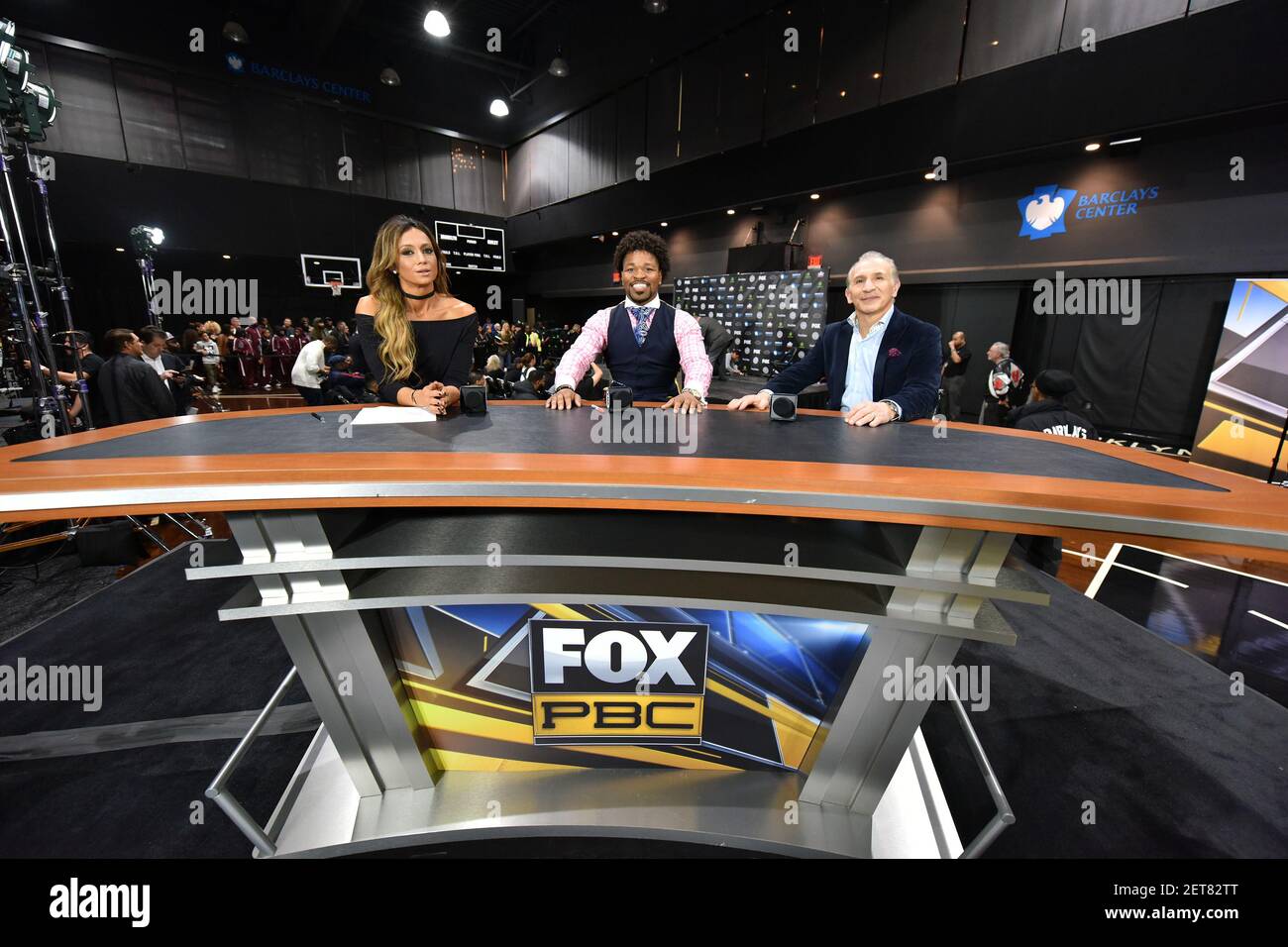 BROOKLYN, NY DECEMBER 21 Sports broadcast commentators Kate Abdo