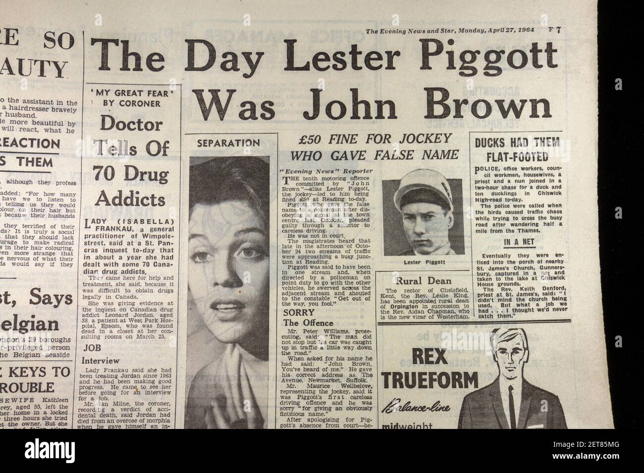 The day lester piggott was john brown hires stock photography and